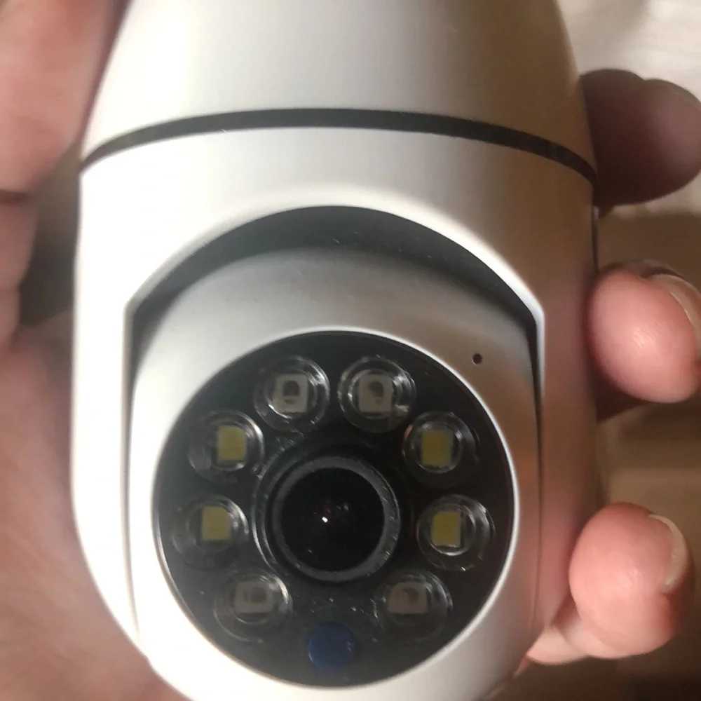 Smart Home Wireless Doorbell Camerabulb camera 360degree nightvision nanny cam